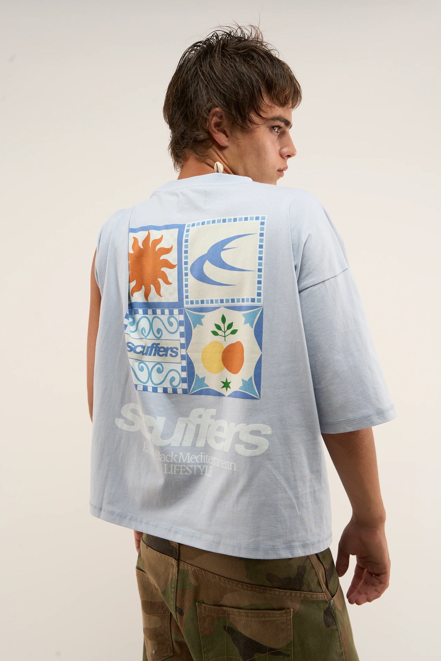 Menorca Light Blue Tee