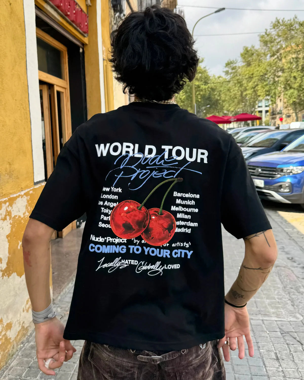 Nude Tour Tee Black