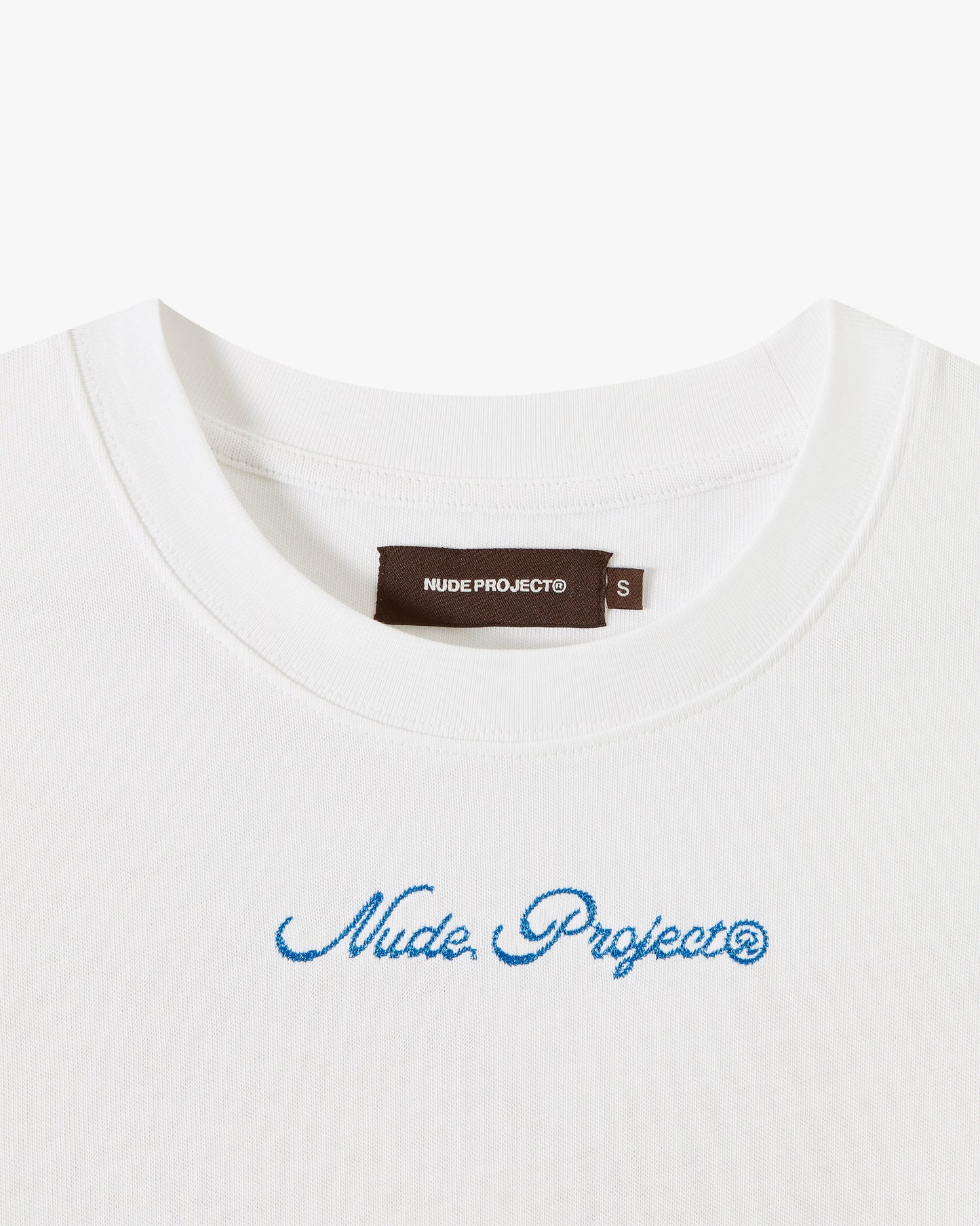 Peach Tee White