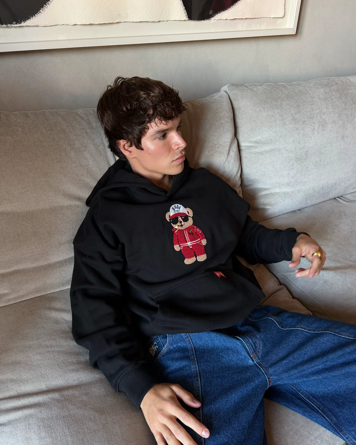 Turbo Ted Hoodie Black