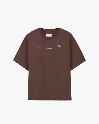Global Soon Tee Brown
