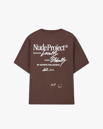 Global Soon Tee Brown