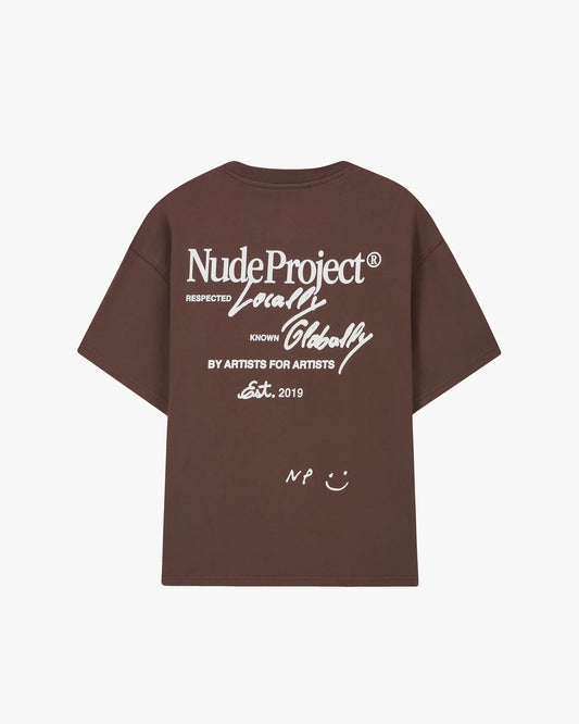 Global Soon Tee Brown