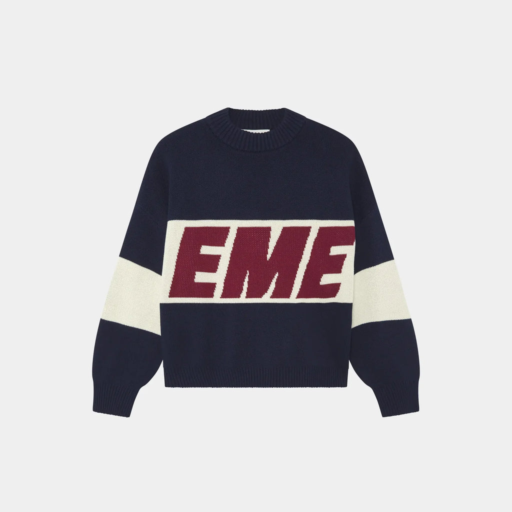 Thrill Navy Master Knit Sweater