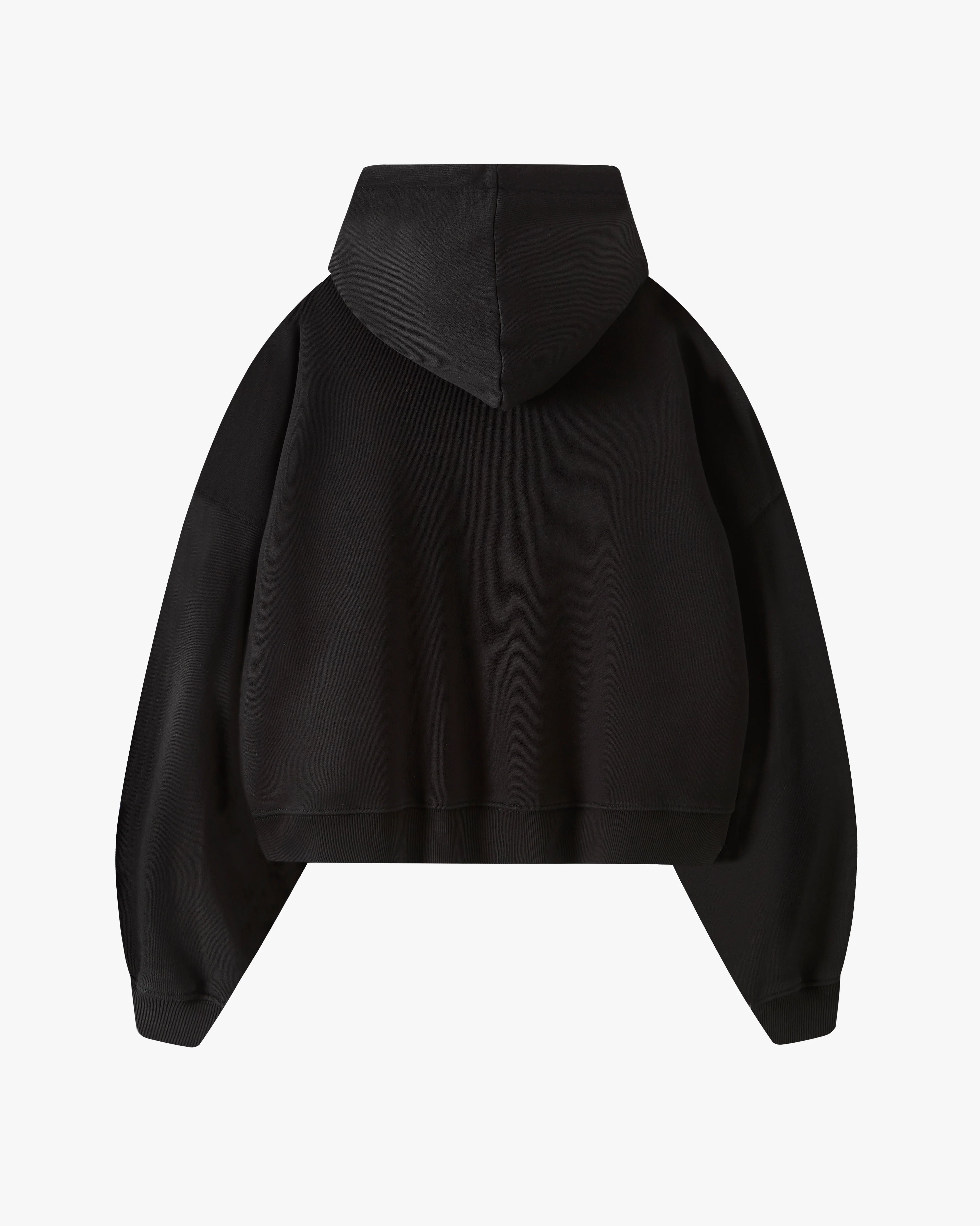 Liberty Boxy Hoodie Black