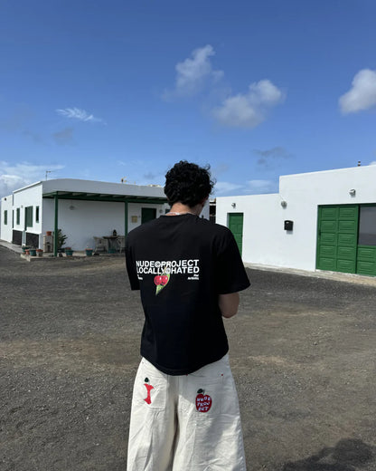 Locally Hated Cherry Tee Black