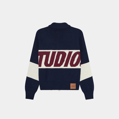 Thrill Navy Knit