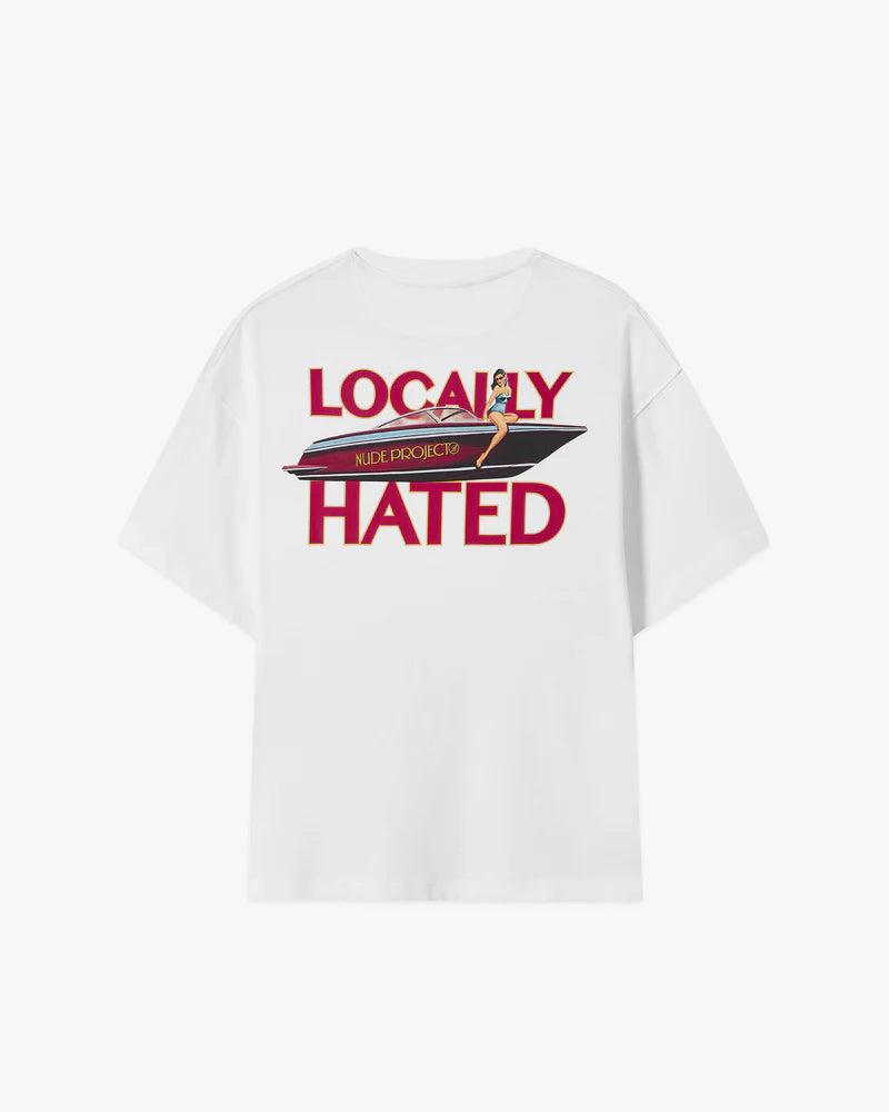 Locally Hated Tee White