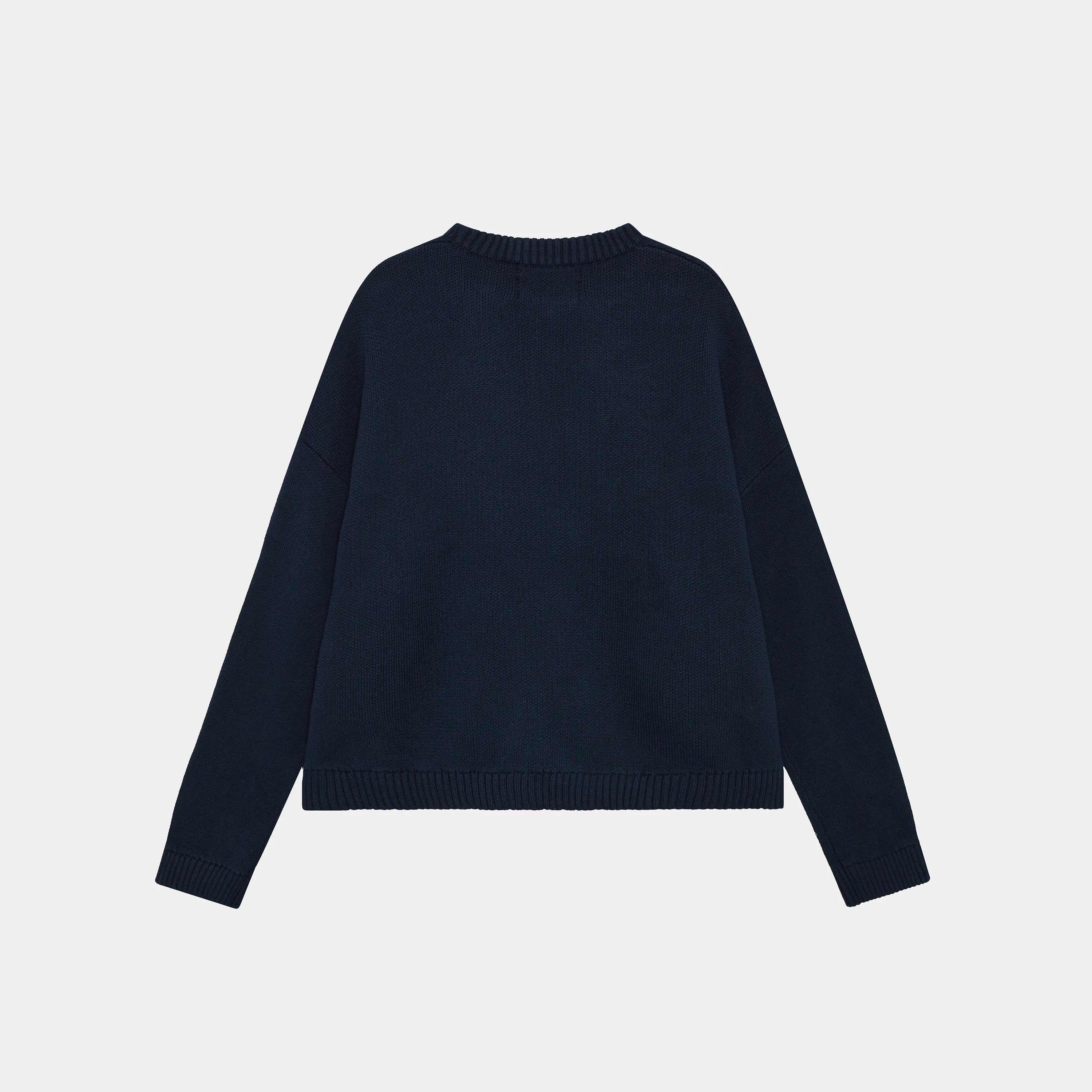 Master Navy Knit Sweater