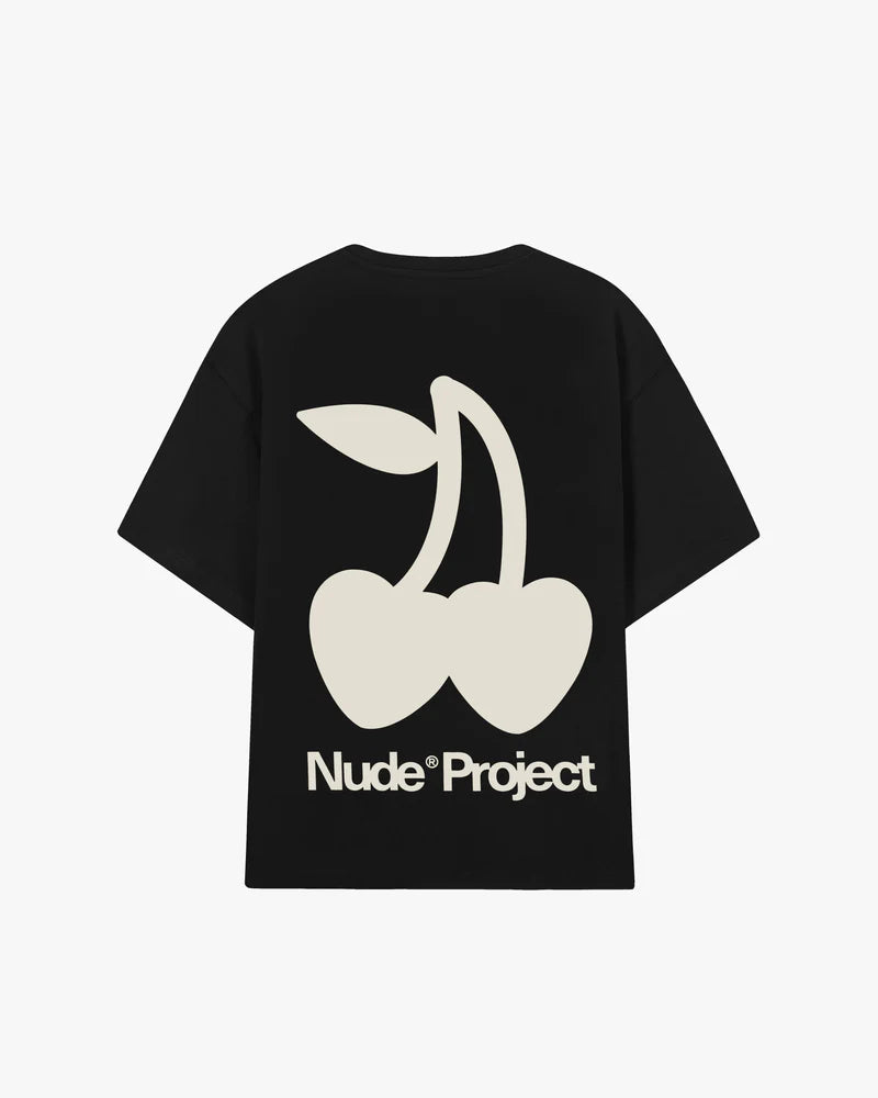 Cherry Logo Tee Black