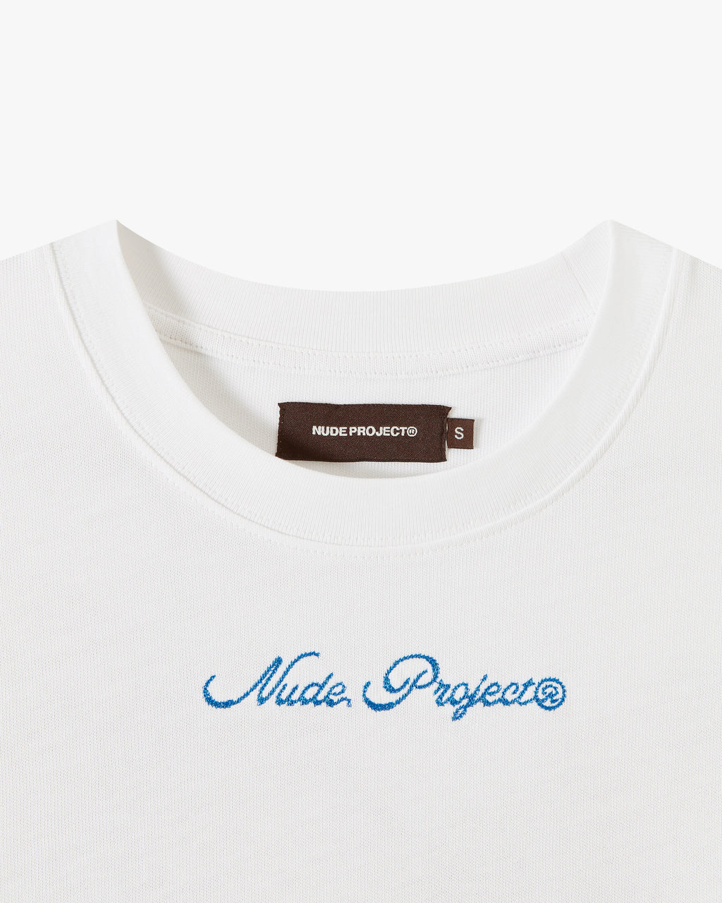 Peach Tee White