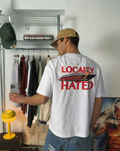 Locally Hated Tee White