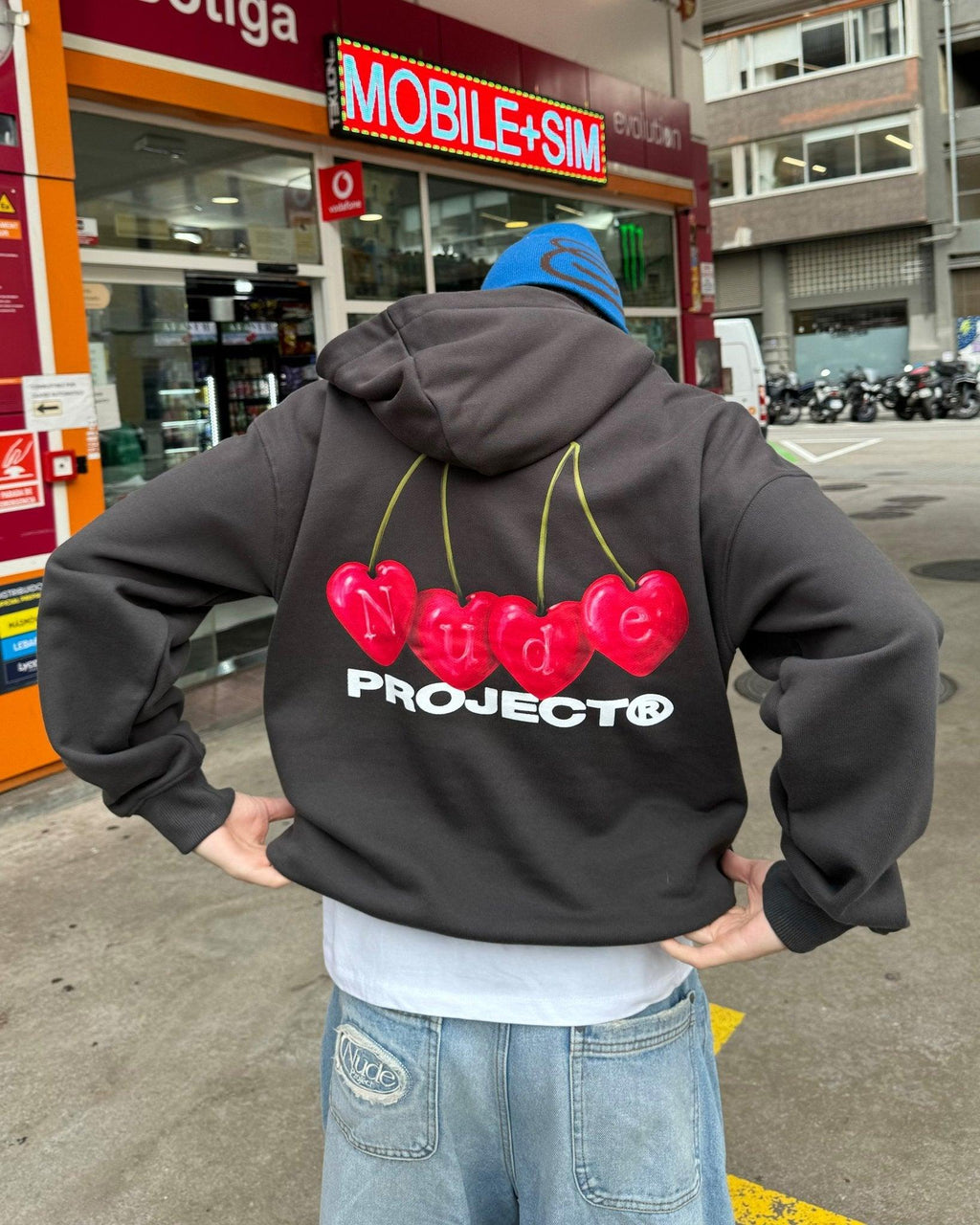 Cherry Hoodie Ash