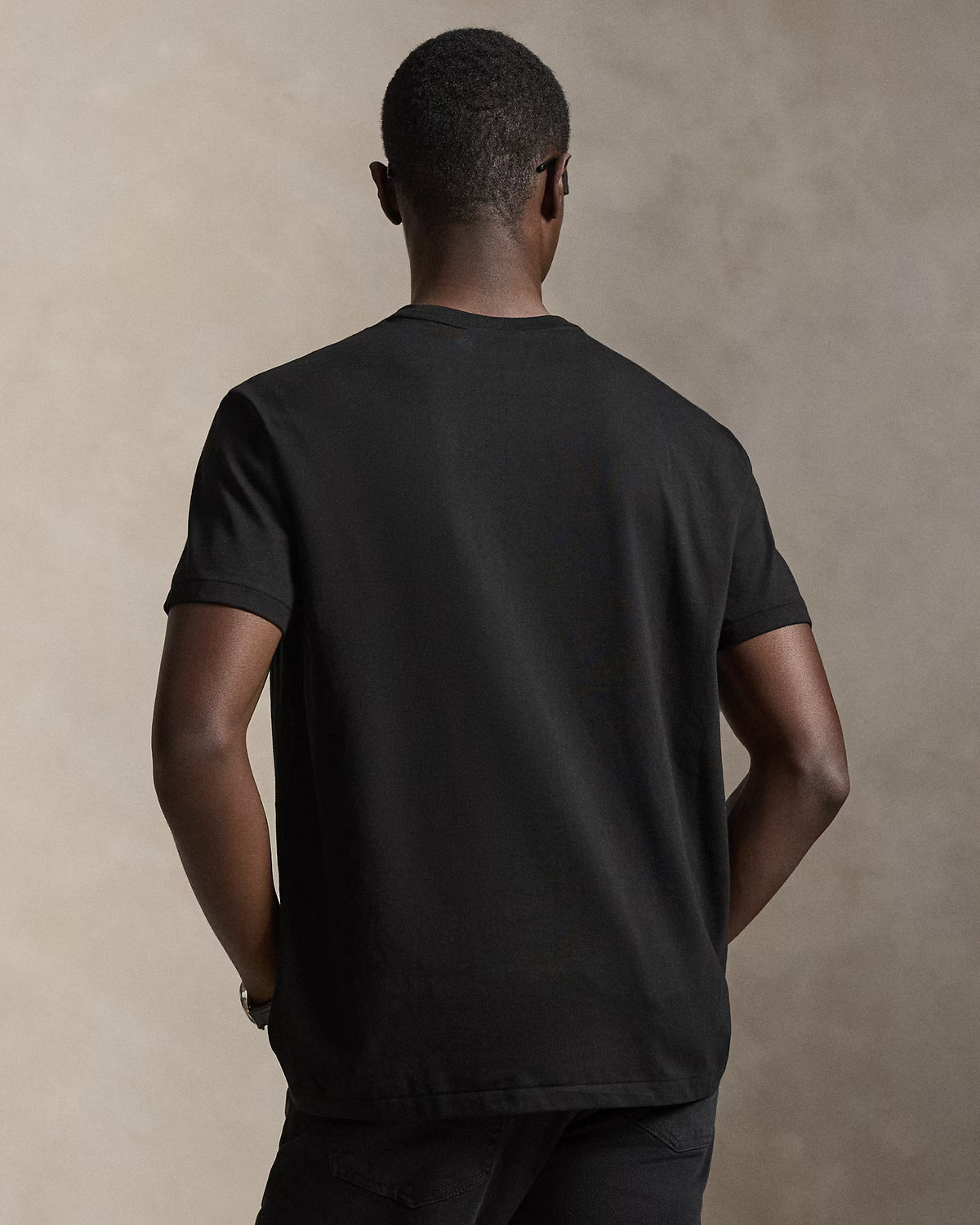 Polo Black Jersey Tee