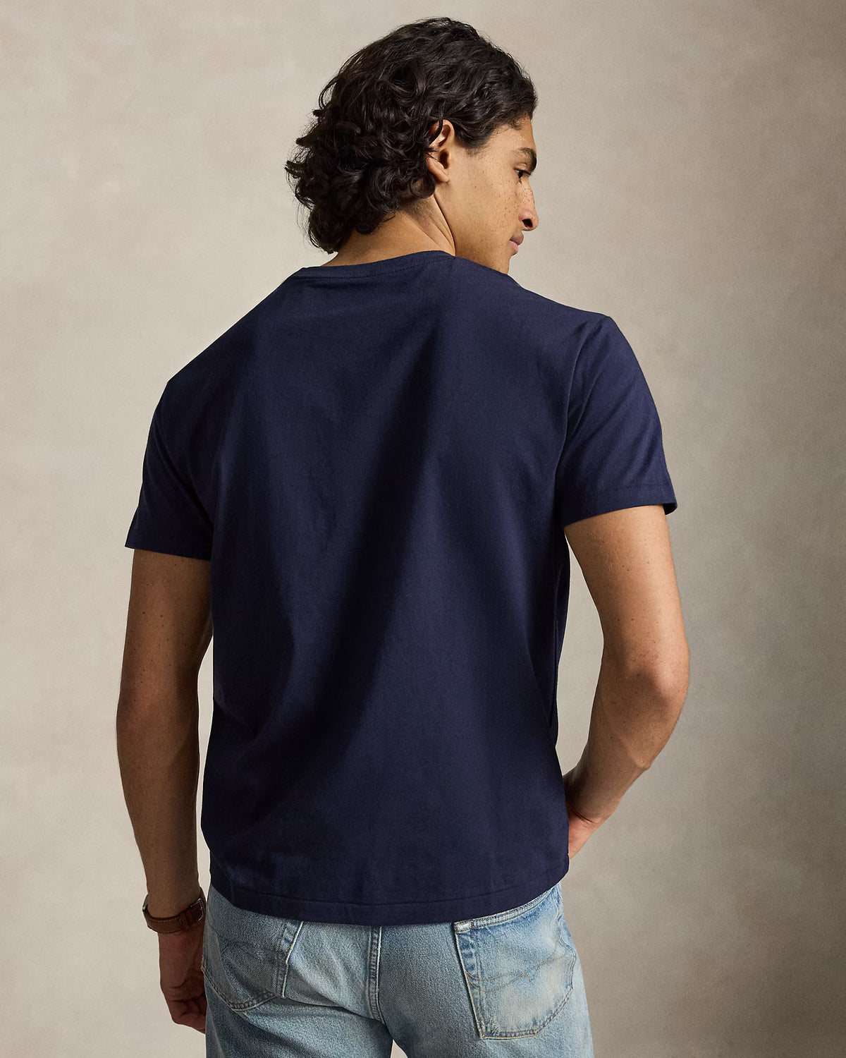 Polo Navy Jersey Tee