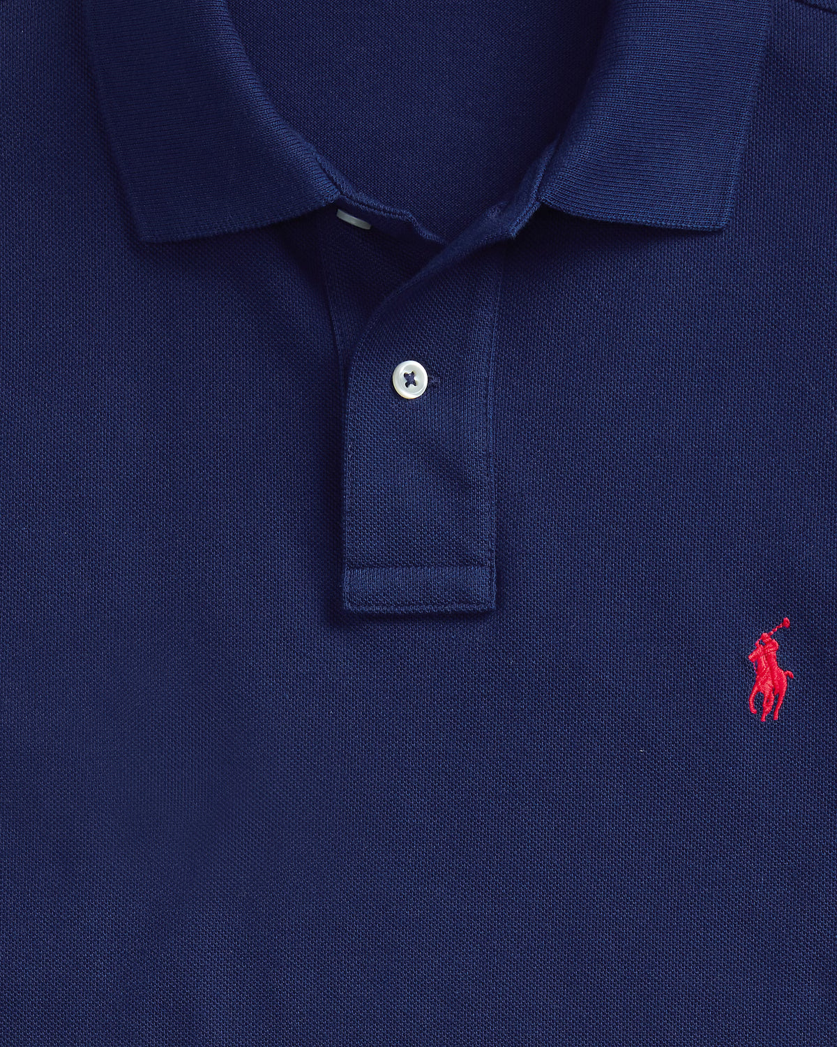 Polo Navy Mesh Shirt