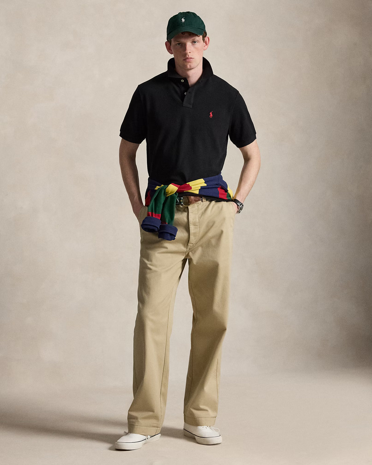 Polo Black Mesh Shirt