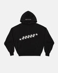 Stars Hoodie Black