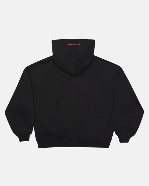 Stars Hoodie Black & Red