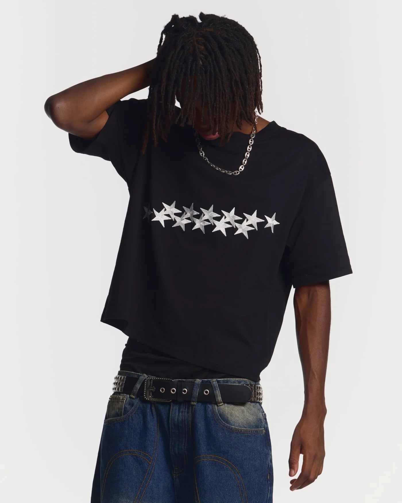Stars Tee Black