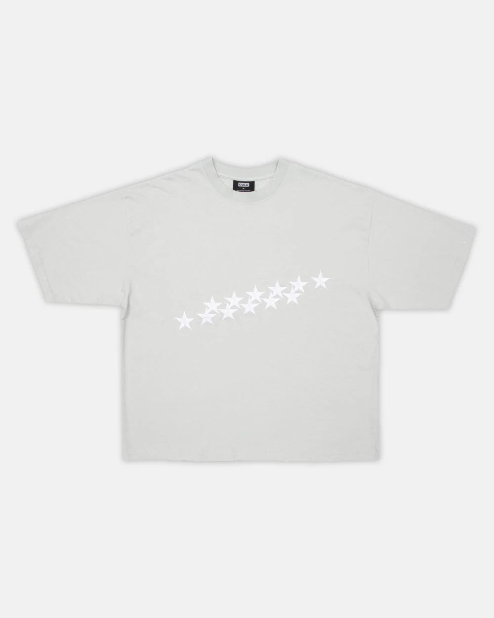 Stars Tee Pale Grey